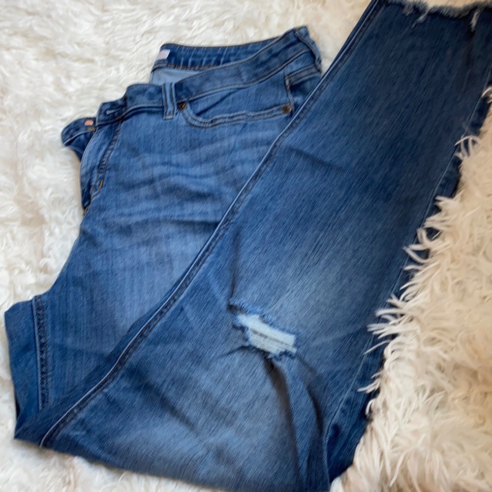 Lauren Conrad skinny distressed jeans